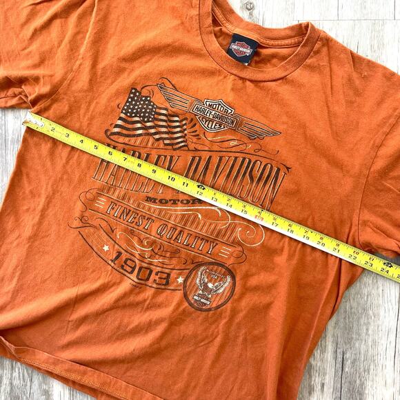 Harley Davidson "Finest Quality" 1903 Brown T-Shirt XL Contra Costa County CA - Picture 7 of 7